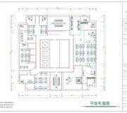 办公空间整体布置图