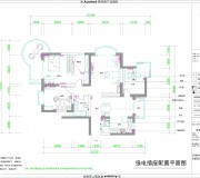 景明花苑强电插座配置图